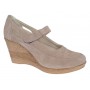 Marimea 37 Pantofi dama cu platforma din piele naturala Bej P9154BEJ